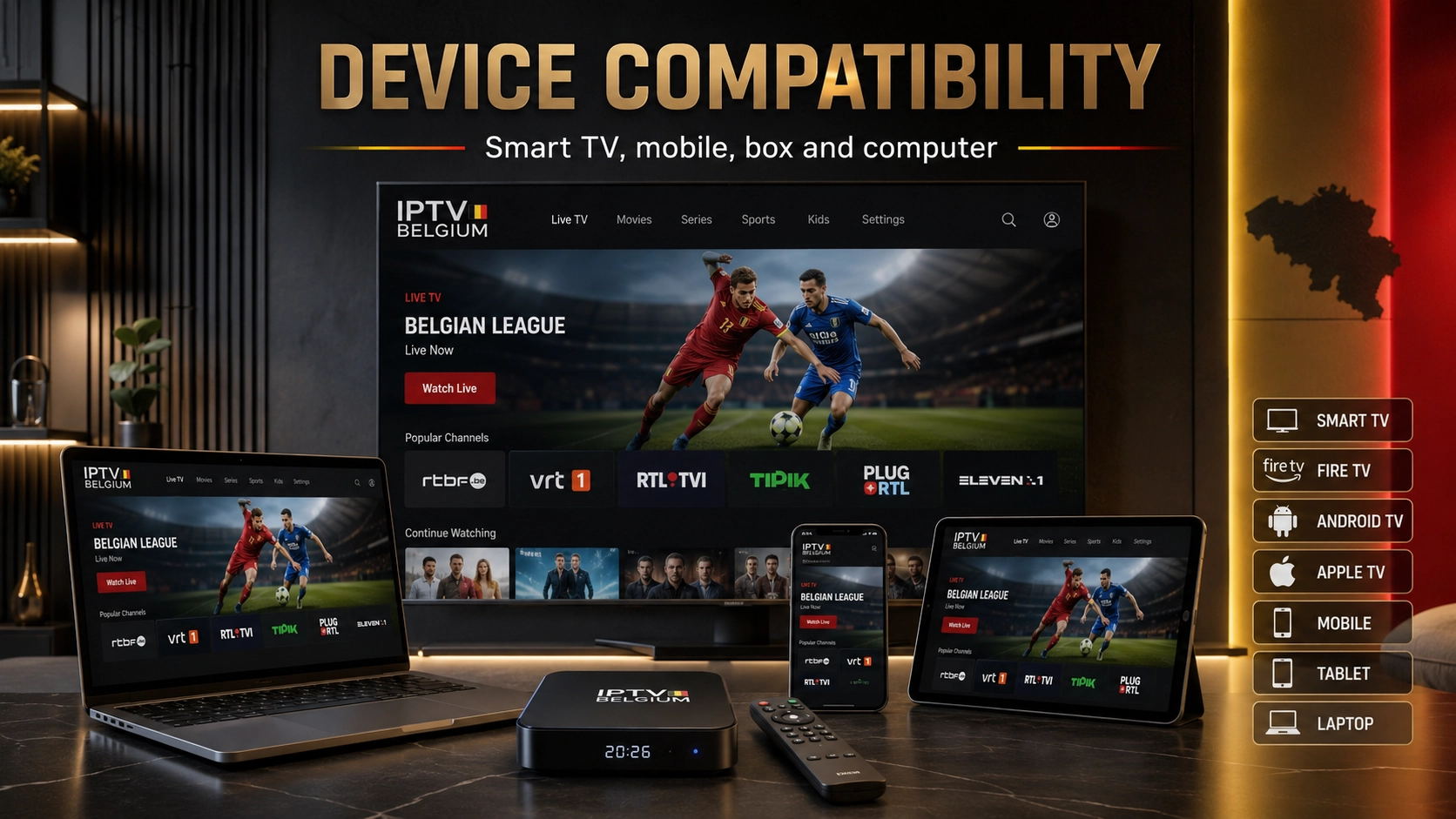 Meilleures applications IPTV Firestick 2026 : comparatif