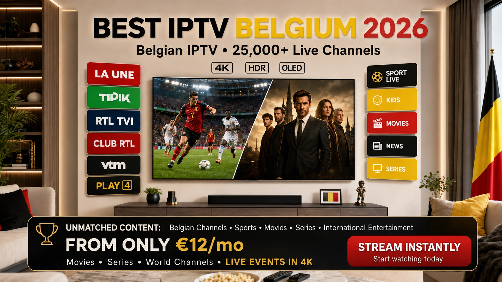 Avis IPTV Belgique 2026 : comment évaluer un service