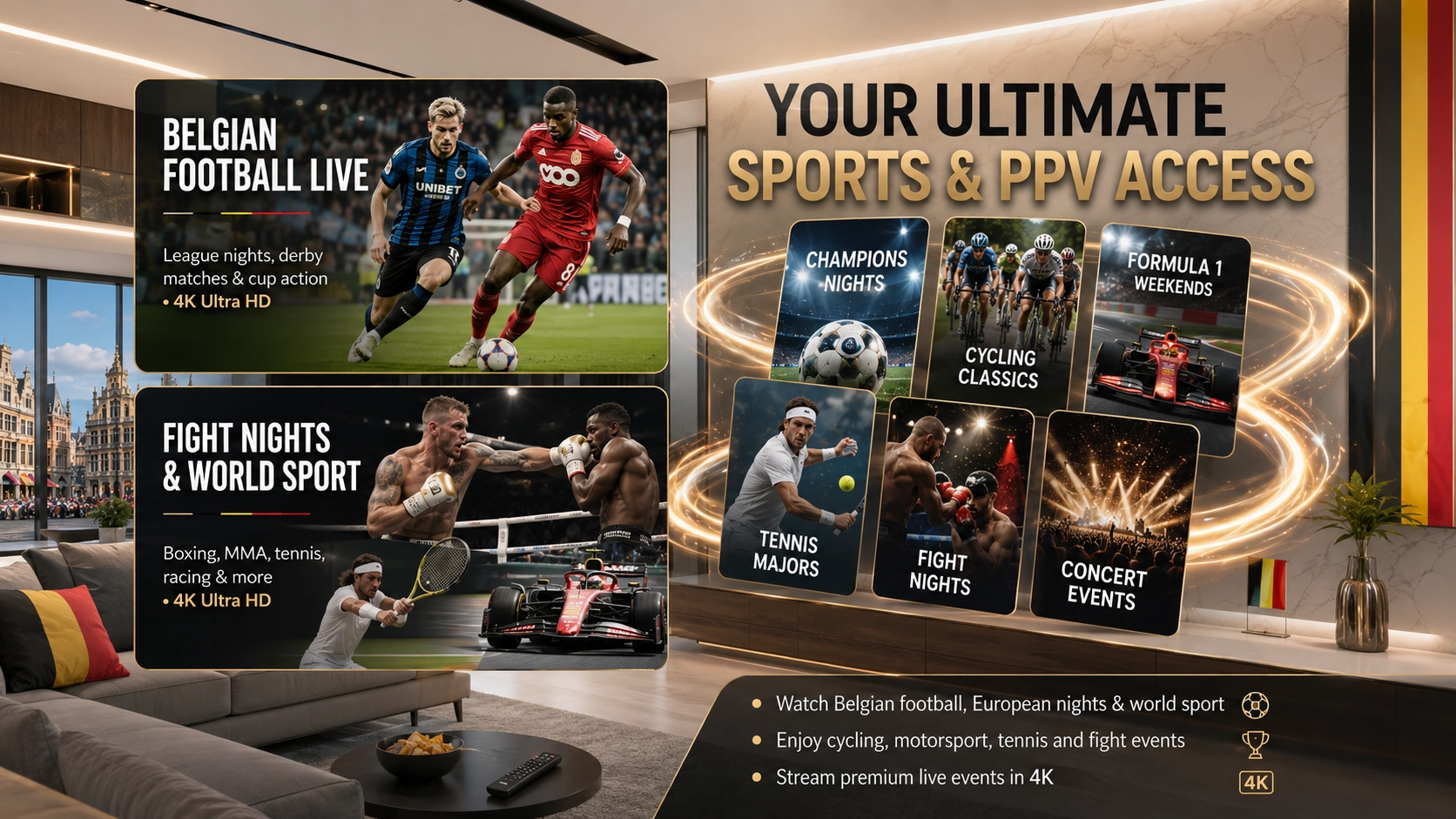 IPTV Belgique Coupe du monde 2026 : préparation